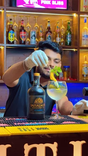 Cocktail Culture Professional Bartender Crafting Drinks